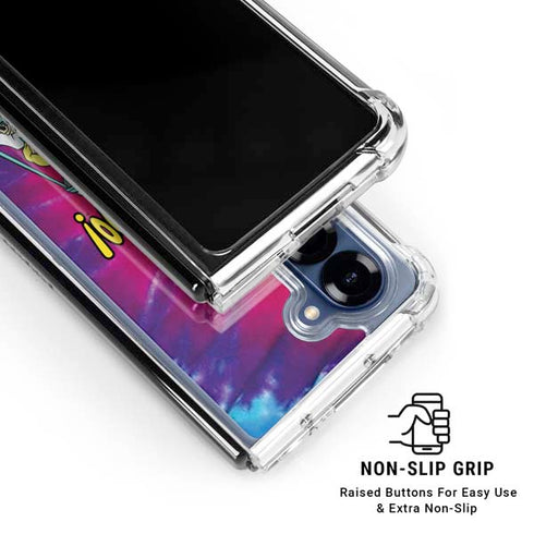Scooby Doo Scooby-Doo Tie Dye Galaxy Z Fold6 Clear Case